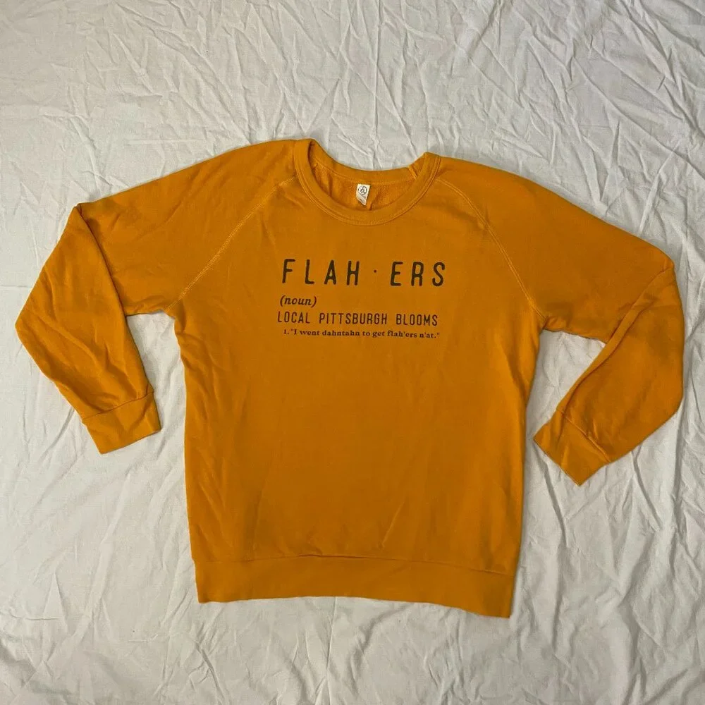 Yellow Long Sleeve T - Product of Local Pittsburgh Business 'Armful of Flowers' - Picture 1 of 5